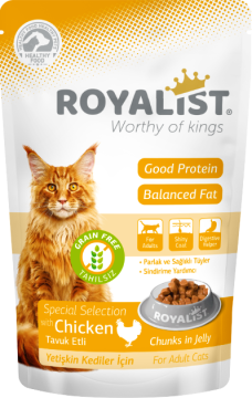 03374 ROYALiST TAVUKLU POUCH KONSERVE 85 GR