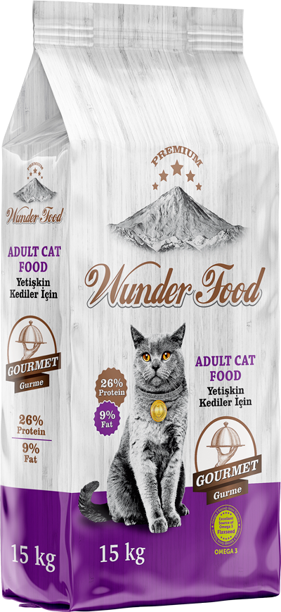 03446 WUNDER FOOD GOURMET KEDİ MAMASI 15 KG