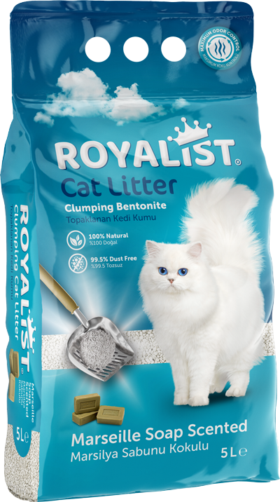 02686 ROYAST MARSİLYA SABUNLU KEDİ KUMU 5 LT