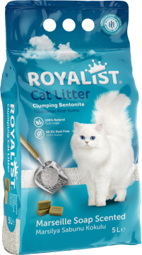 02686 ROYAST MARSİLYA SABUNLU KEDİ KUMU 5 LT
