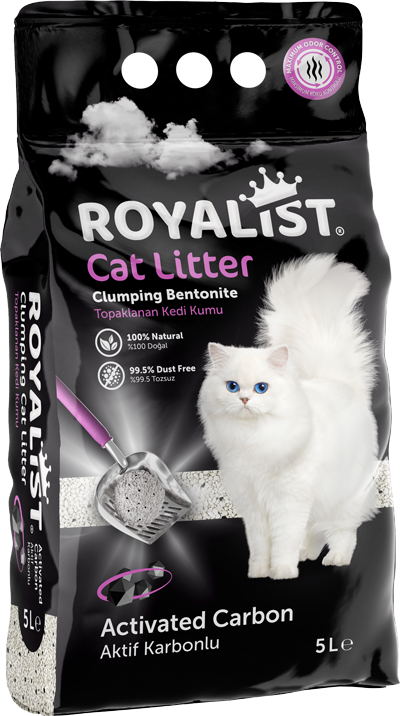 03463 ROYALIST AKTİF KARBONLU KEDİ KUMU 5 LT
