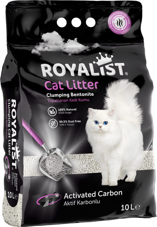 03464 ROYALIST AKTİF KARBONLU KEDİ KUMU 10 LT