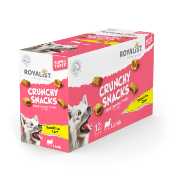 03767 ROYALIST DOG CRUNCHY SNACKS LAMB/SENSITIVE CARE 100 GR