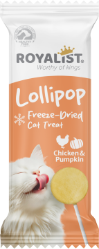 03812 ROYALİST TAVUKLU VE BALKABAKLI KEDİ LOLİPOP ÖDÜL