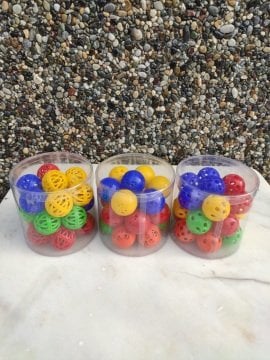 03469 RENKLİ KEDİ OYUN TOPU 21 Lİ