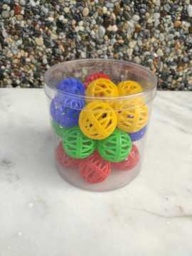 03469 RENKLİ KEDİ OYUN TOPU 21 Lİ