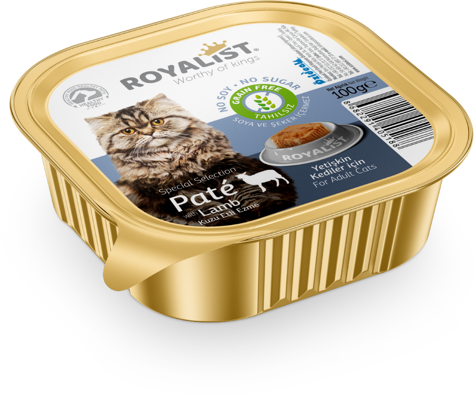 03609 ROYALİST KEDİ KUZU ETLİ EZME 100 GR