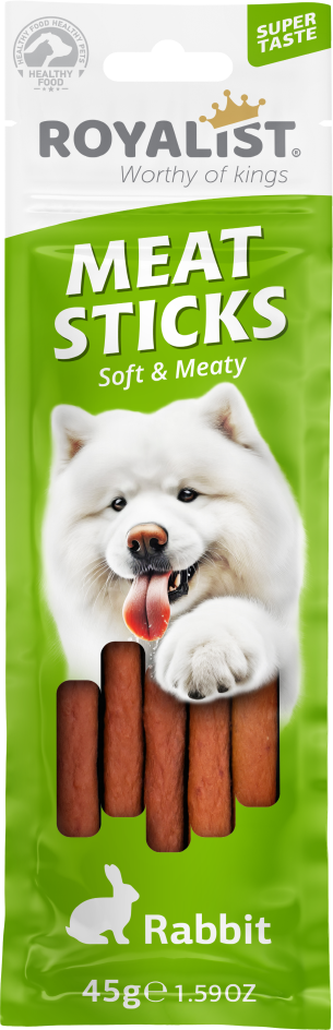 03909 ROYALIST DOG MEAT STİCKS RABBİT 45 GR