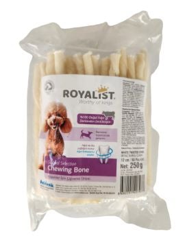03667  ROYALİST 12CM SÜTLÜ BURGU KEMİK 50Lİ