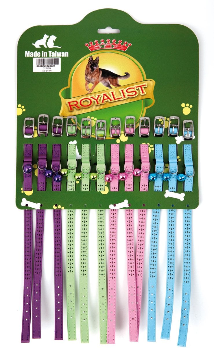 01563  PC-13 TAŞLI 10 MM 12 Lİ SET KEDİ TASMASI