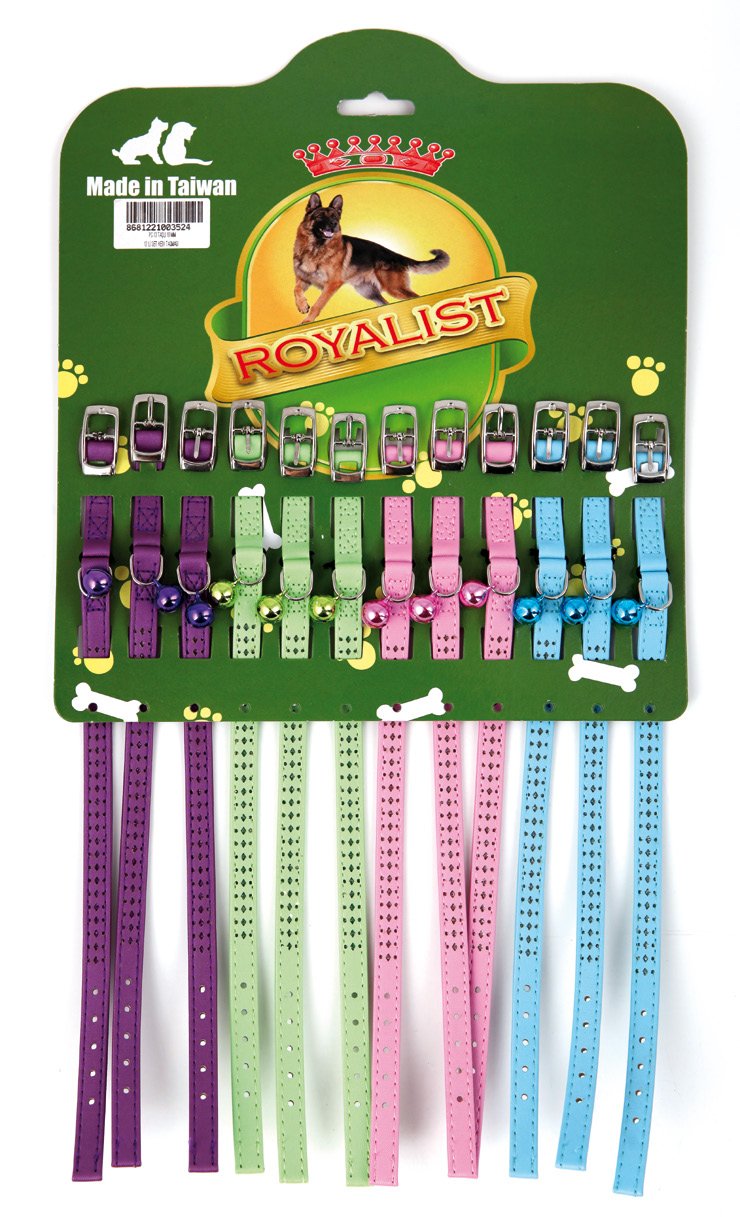 01563  PC-13 TAŞLI 10 MM 12 Lİ SET KEDİ TASMASI