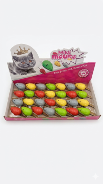 CT15036  KEDİ OYUNCAK FARE CT15036 (28 Lİ)