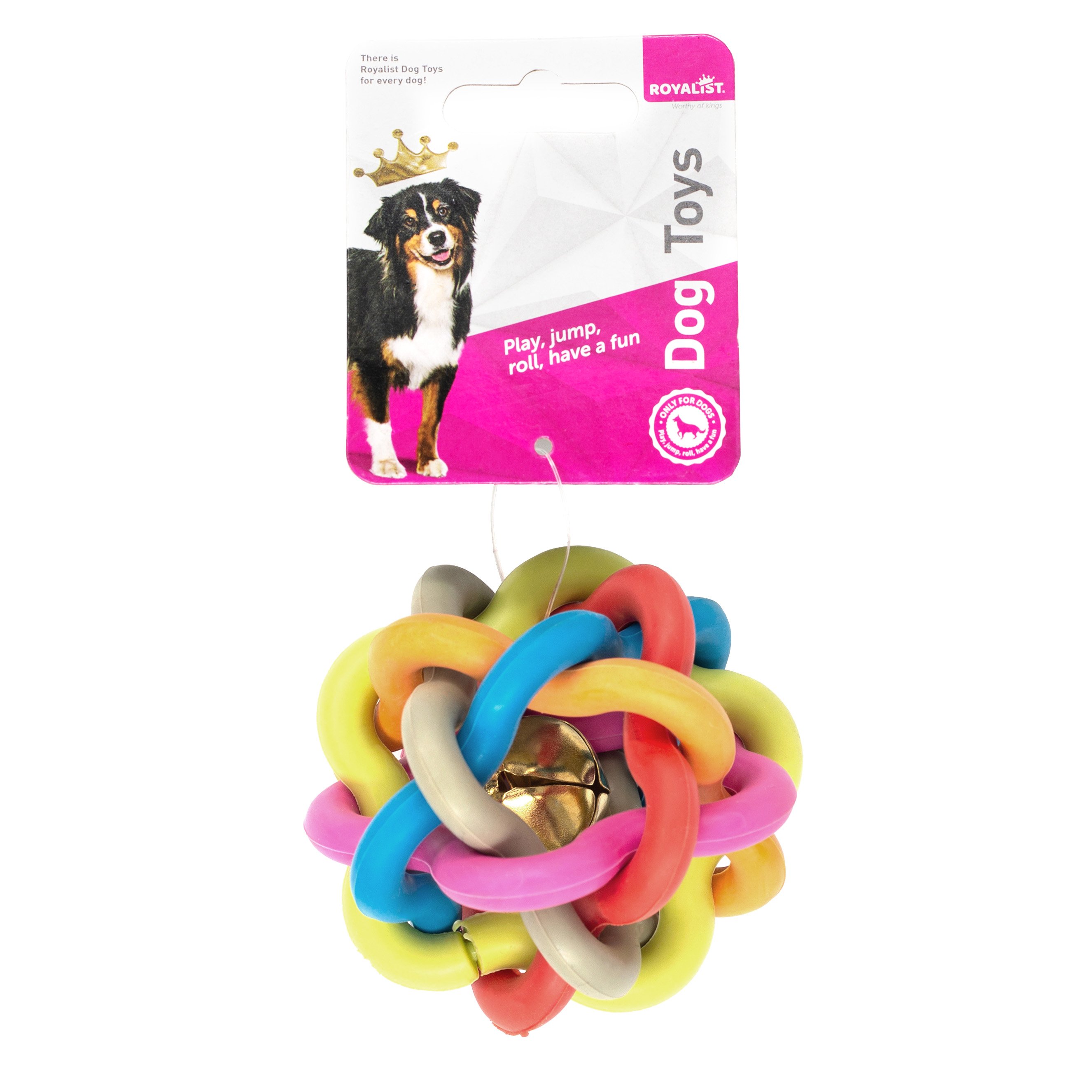 03509 ROYALIST TPRX054 MEDIUM ZİLLİ TOP OYUNCAK 7,5 CM