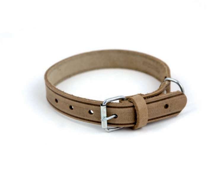 00054 TEK KATLI DERİ TASMA 3 CM