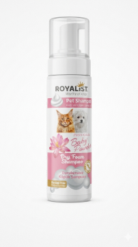 04025 ROYALİST KEDİ-KÖPEK BABY POWDER KÖPÜK ŞAMPUAN  200 ML