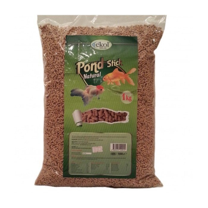 ST00325 EKOL POND  NATURAL-RENKLİ YEM 1 KG NATURAL SADE