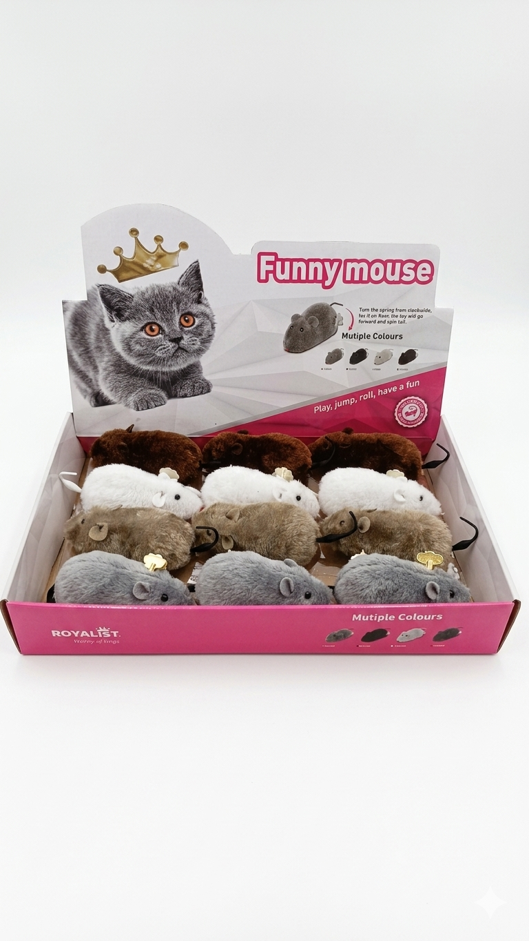 02938 ROYALIST CT15038 12 Lİ BOX KEDİ OYUNCAK