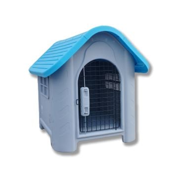 02705 PLASTİK KÖPEK KULÜBE DEMİR KAPILI