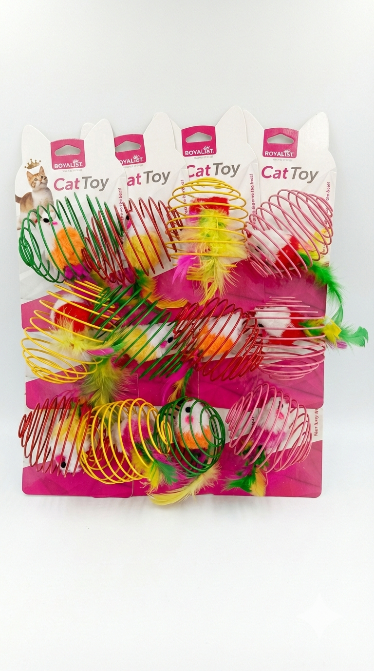 03800 ROYALİST FARELİ ELİPS TEL KEDİ OYUNCAK