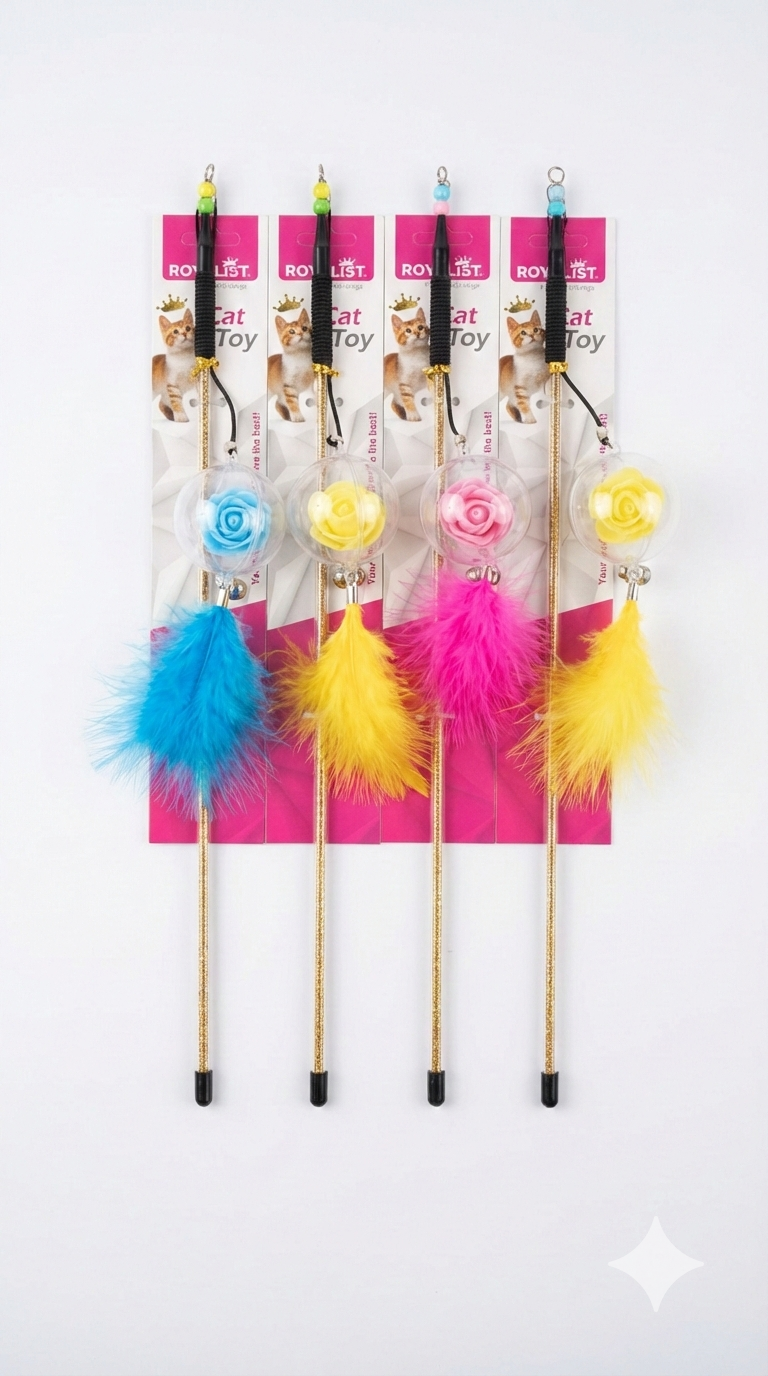 03805 ROYALİST ŞEFFAF TOPLU KEDİ OLTASI