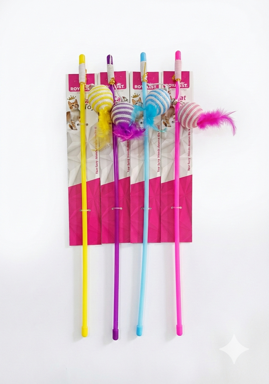 03808 ROYALİST TÜYLÜ SARGI TOP KEDİ OLTASI