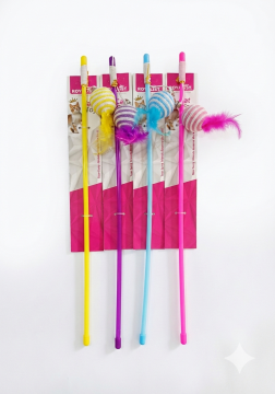 03808 ROYALİST TÜYLÜ SARGI TOP KEDİ OLTASI