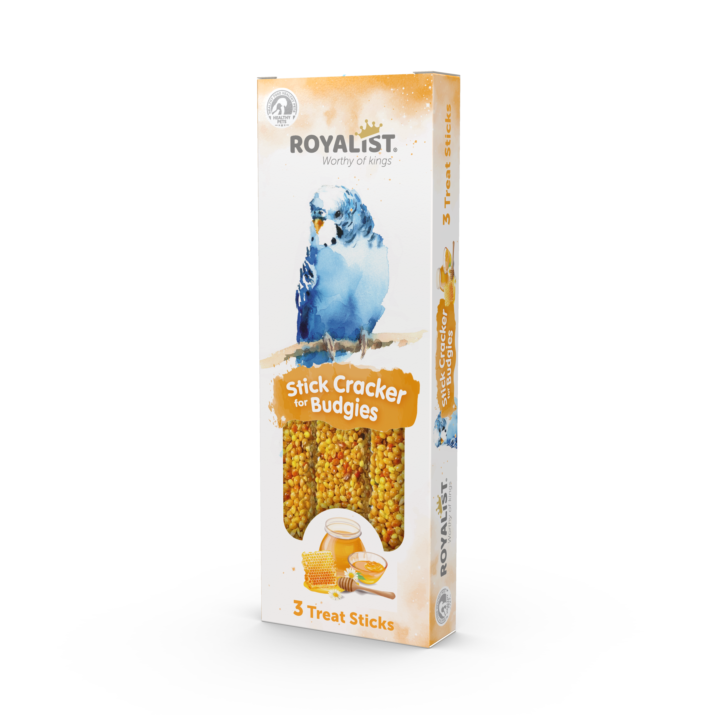 ST00036 ROYALİST BALLI KUŞ KRAKER 3LÜ
