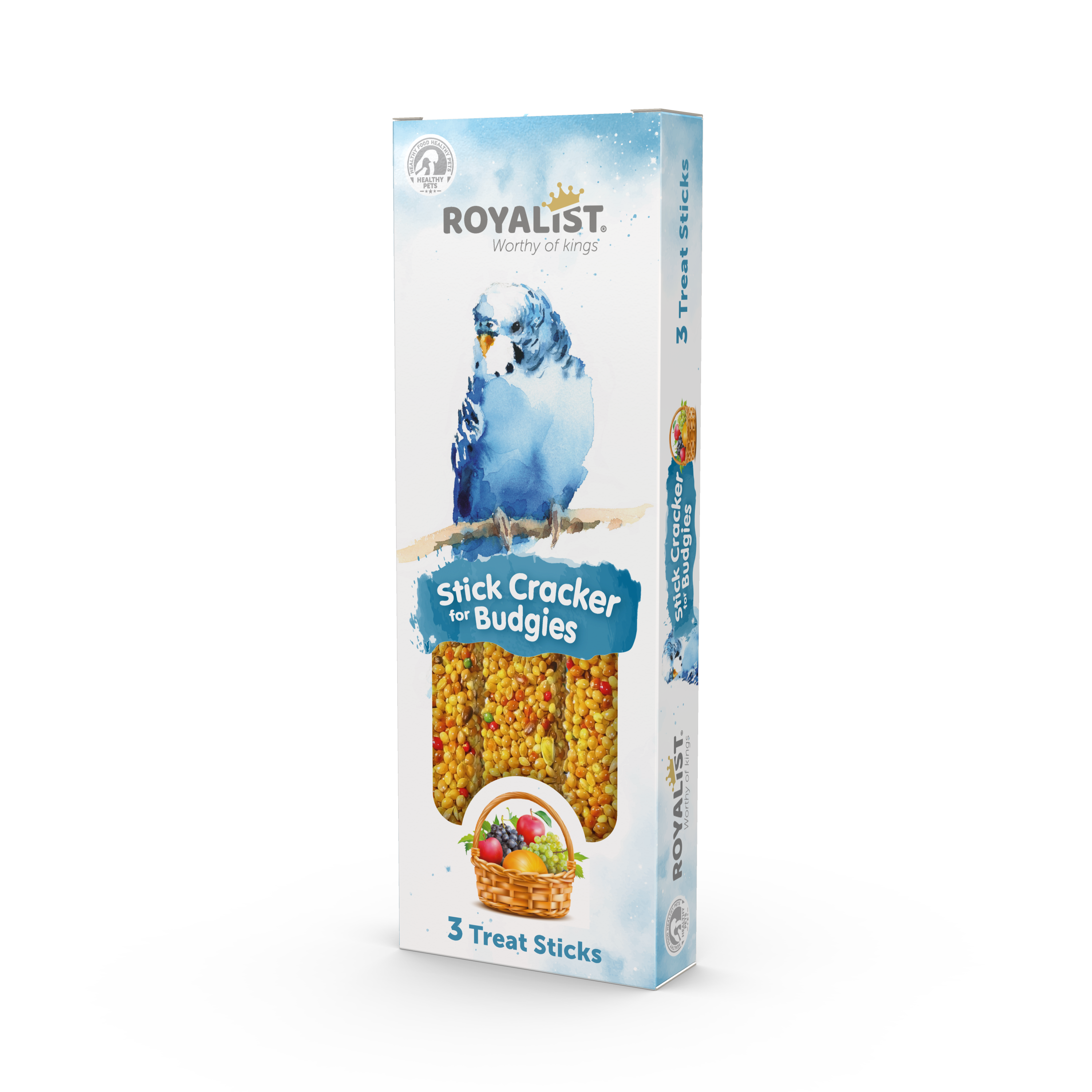 ST00034 ROYALİST MEYVELİ KUŞ KRAKER 3LÜ
