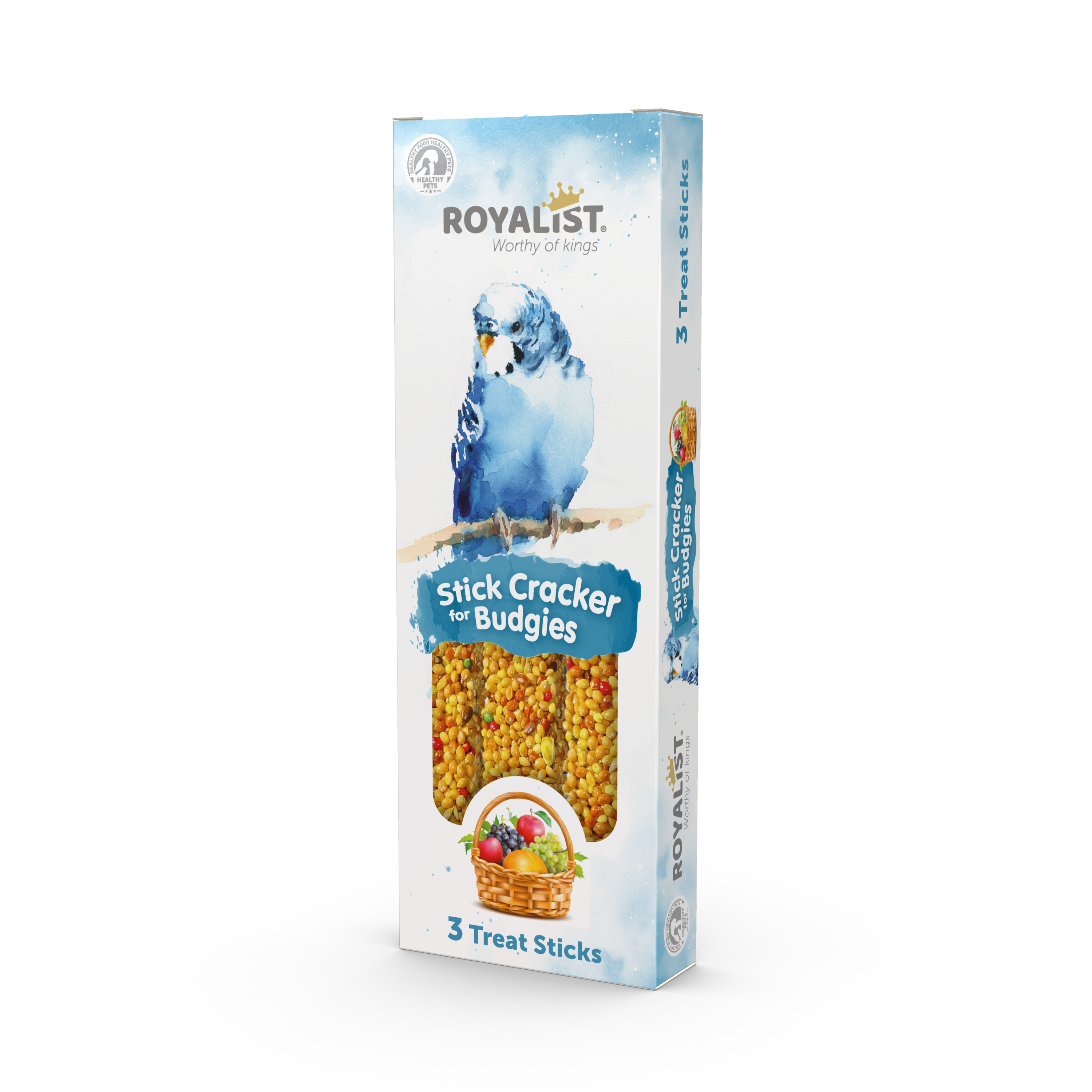 ST00034 ROYALİST MEYVELİ KUŞ KRAKER 3LÜ