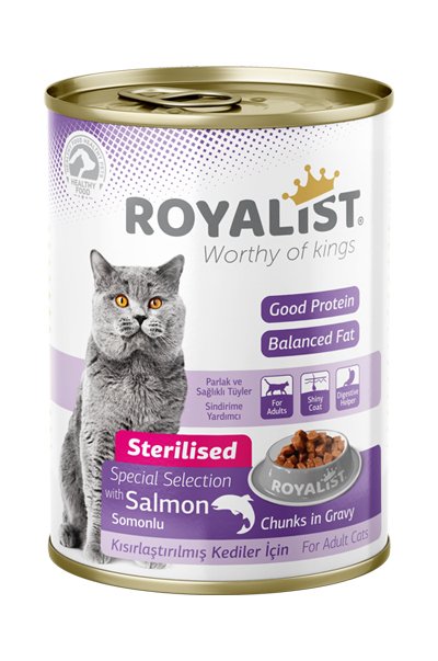 03250 ROYALİST KISIRLAŞTIRILMIŞ KEDİ KONSERVE 400 GR 12 Lİ