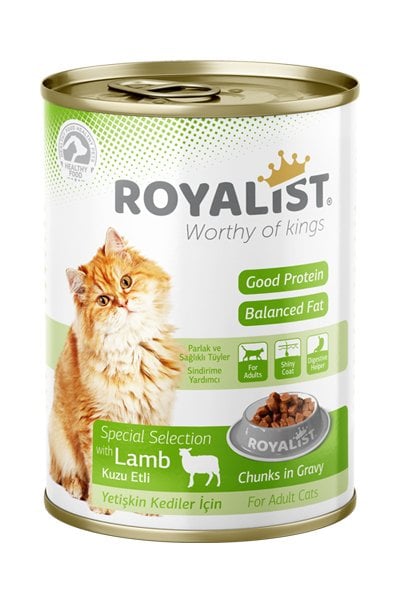 03262 ROYALİST KEDİ KUZULU KONSERVE 400 GR 12 Lİ