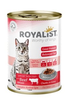 03263 ROYALİST KEDİ BİFTEKLİ KONSERVE 400 GR 12 Lİ
