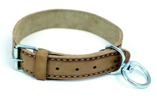 ST00601 TEK KATLI DERİ TASMA 4 CM