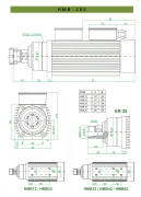 Spindle Motor 2,2 KW HMB 140