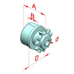 Ø 50 mm 1/2'' Rulo Zincir Dişli (Plastik)