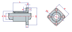 Lmek 16 UU LİNEER RULMAN