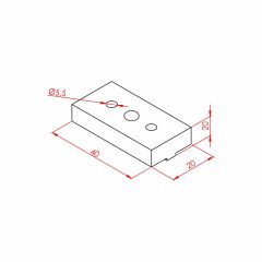 Delik Delme Aparatı  20X20