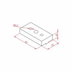 Delik Delme Aparatı  25X25