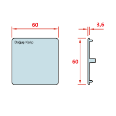 60x60 Profil Kapakları