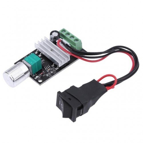 ANAHTARLI 3A 6-28V DC Motor Hız Kontrol Devresi