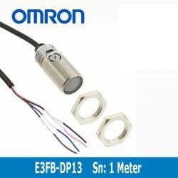 Omron E3FB-DP13 100cm Cisimden Yansımalı PNP 2mt Kablolu Fotosel