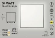 KARE 54W SLIM LED PANEL 6500K BEYAZ , 54W PANEL BEYAZ