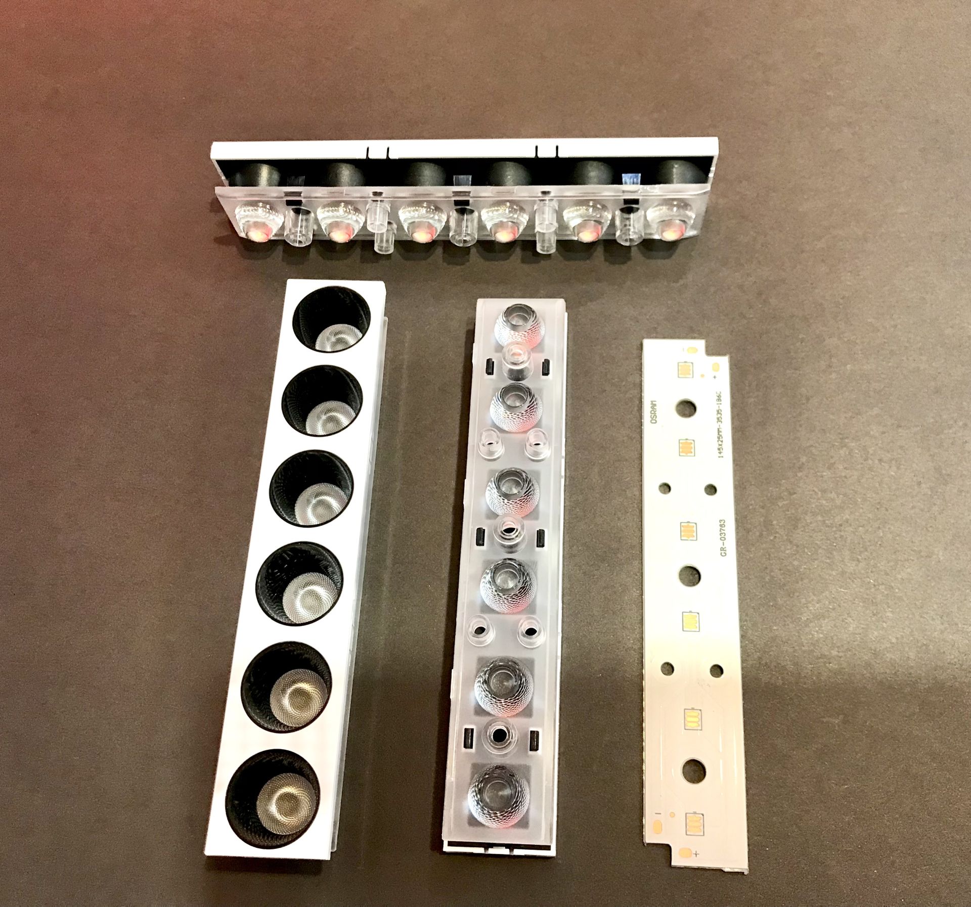 LINEAR LENS + PCB 6LI LINEAR LENS PCB SET , 50 DERECE AÇI