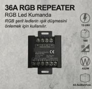 REPEATER 36AMPER  , TEKRARLAYICI , RGB REPEATER , RGB REPRATER