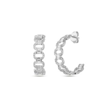 Mari Baguette Multicolor Hoops