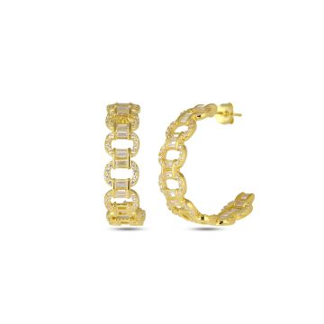 Mari Baguette Multicolor Hoops
