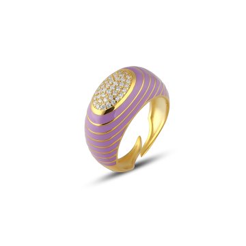 Enamel Bomb Ring