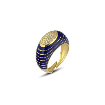 Enamel Bomb Ring