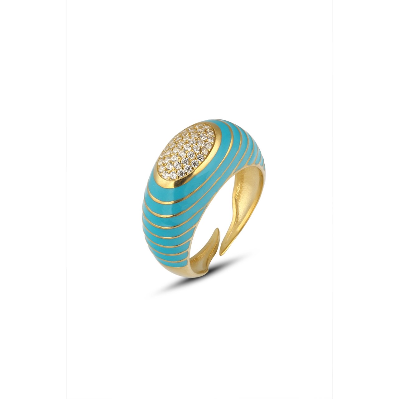 Enamel Bomb Ring