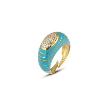 Enamel Bomb Ring